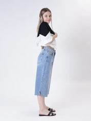 Denim shorts