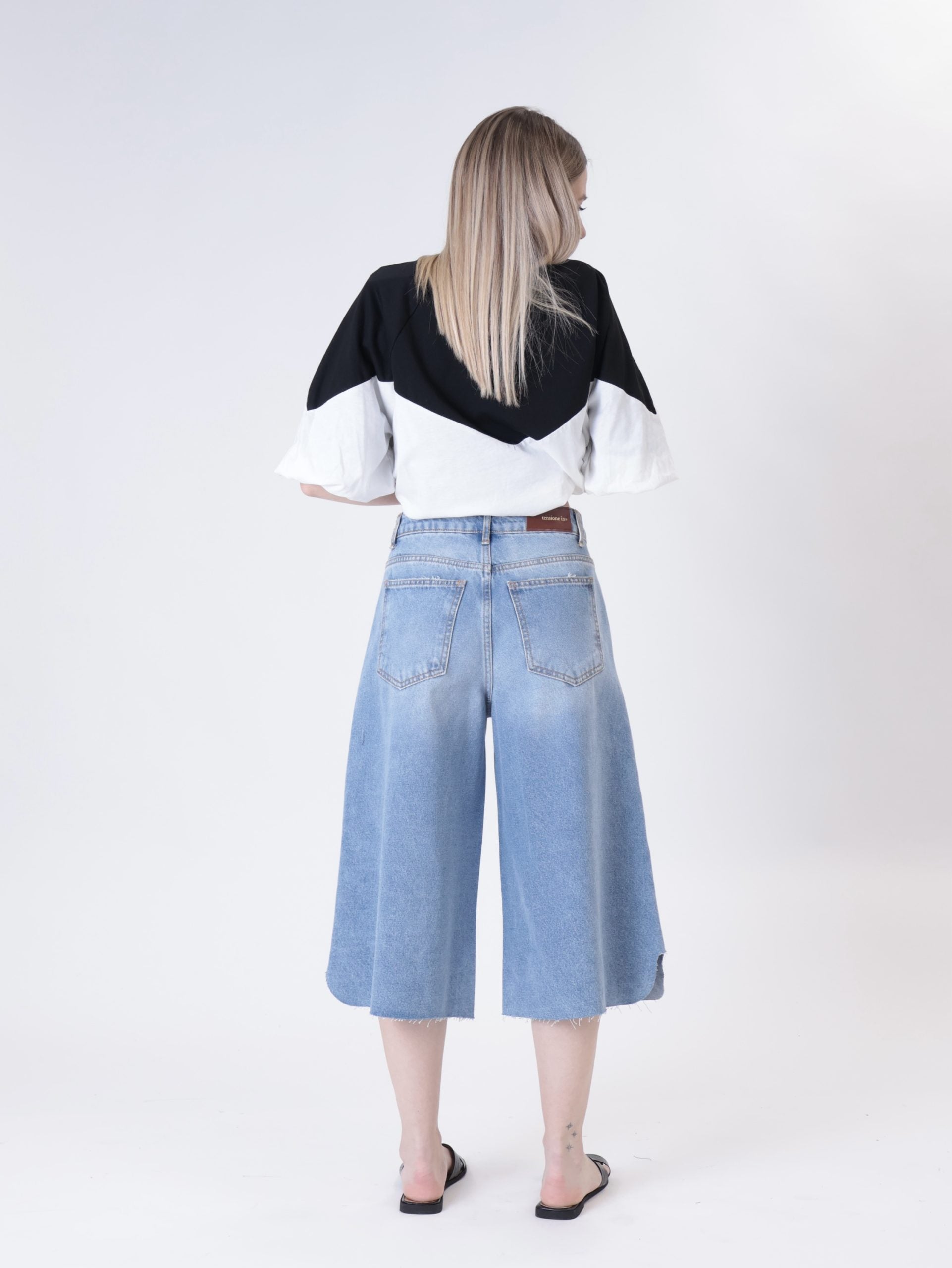 Denim shorts