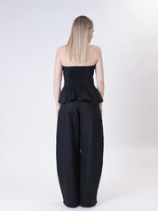 Top tier 100% black linen