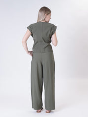 Gilet Lady viscosa militare