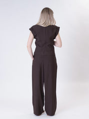 Gilet Lady viscosa moro