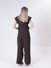 Pantalone Lady viscosa moro