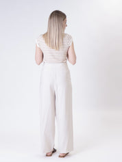 Pantalone Lady viscosa avorio