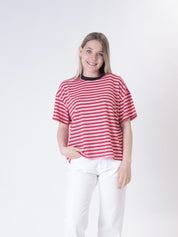Maglia scatola m/corta riga (colori all'interno)