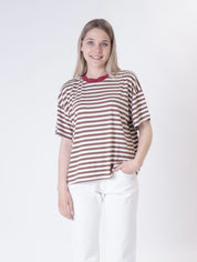 Maglia scatola m/corta riga (colori all'interno)
