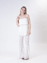 Embroidered butter top