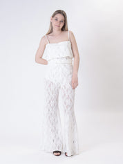 Embroidered butter top