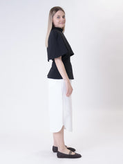 Top + cappa nero