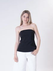 Top + cappa nero