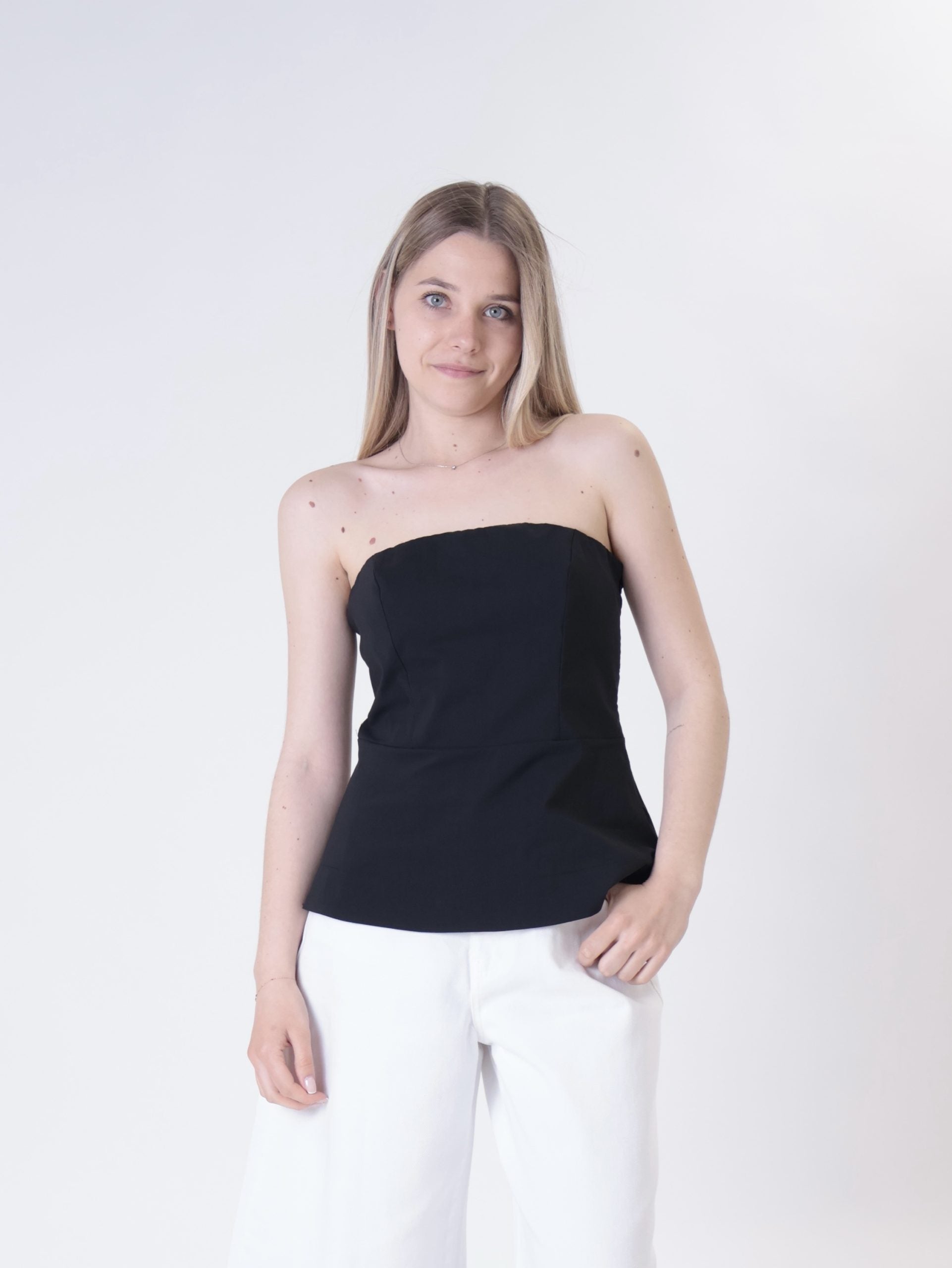 Top + cappa nero