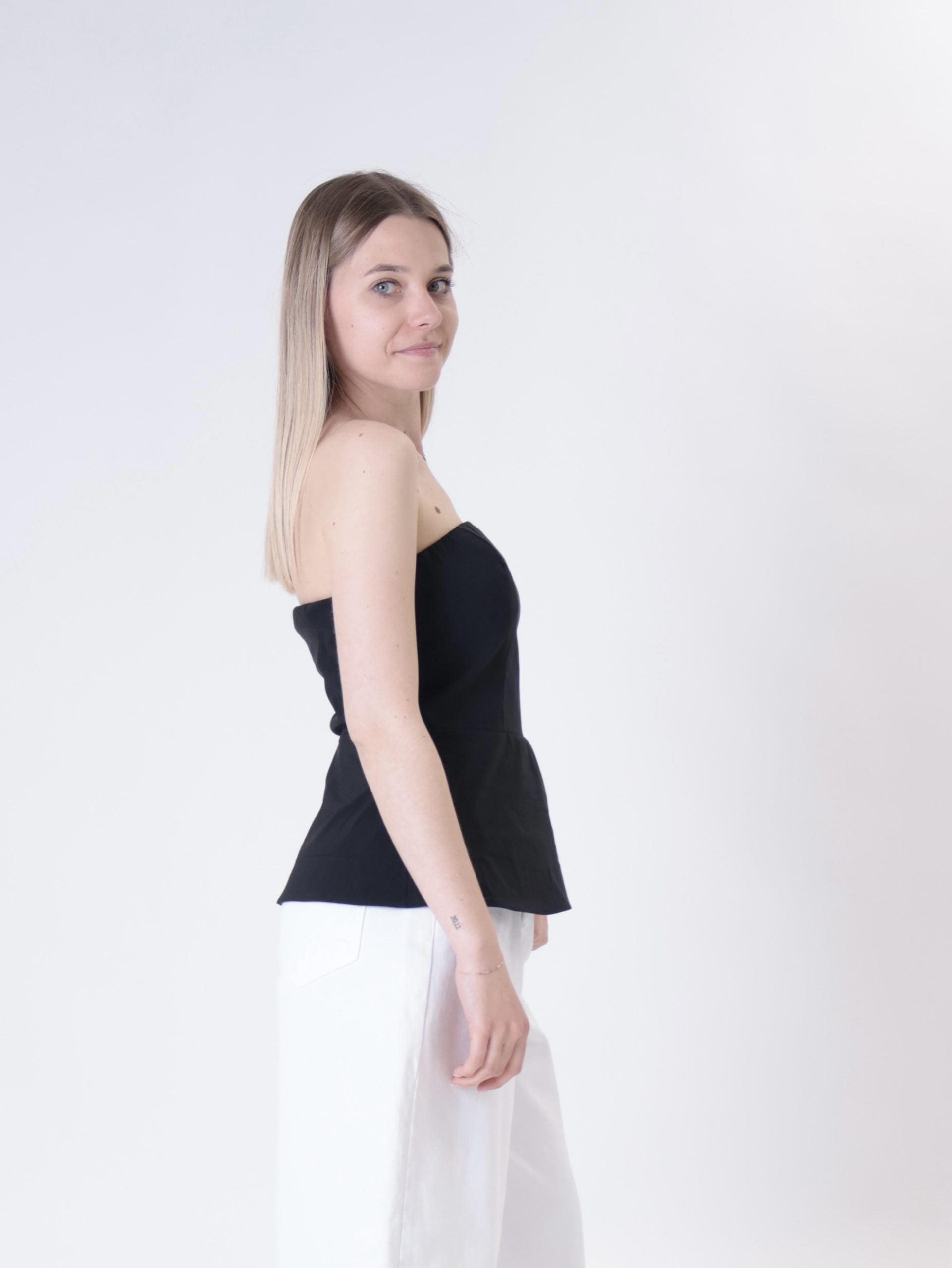 Top + cappa nero