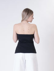 Top + cappa nero