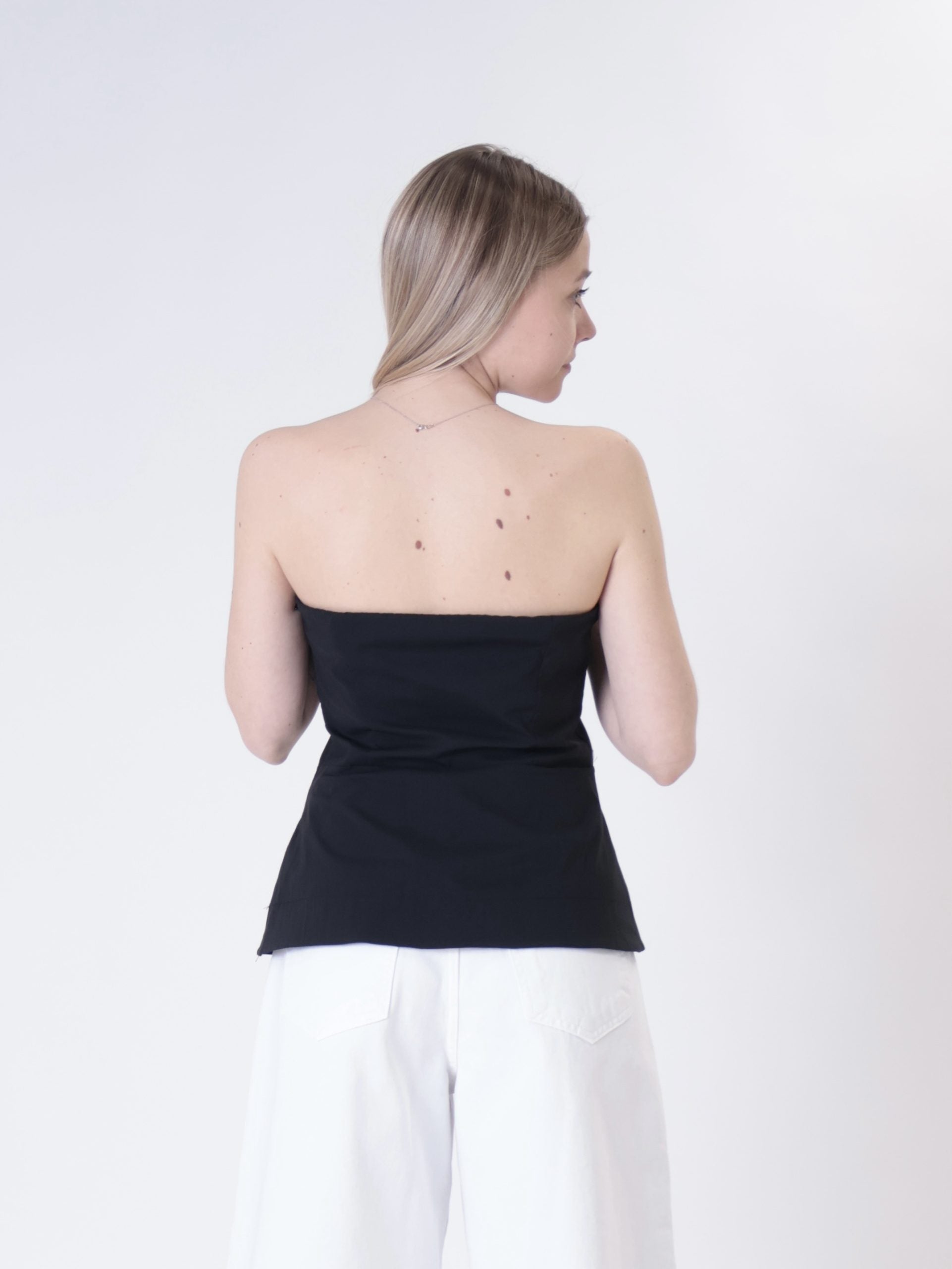 Top + cappa nero