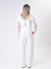 Domi Sleeveless Shirt 100% Linen Butter