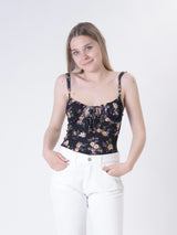 Body fiori nero