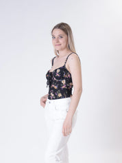 Body fiori nero