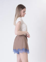 Camel lingerie shorts