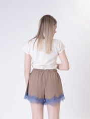 Camel lingerie shorts