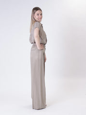Desert cupro trousers