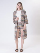 Shorts traforato multicolor