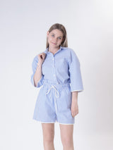 Rebi shorts white/light blue