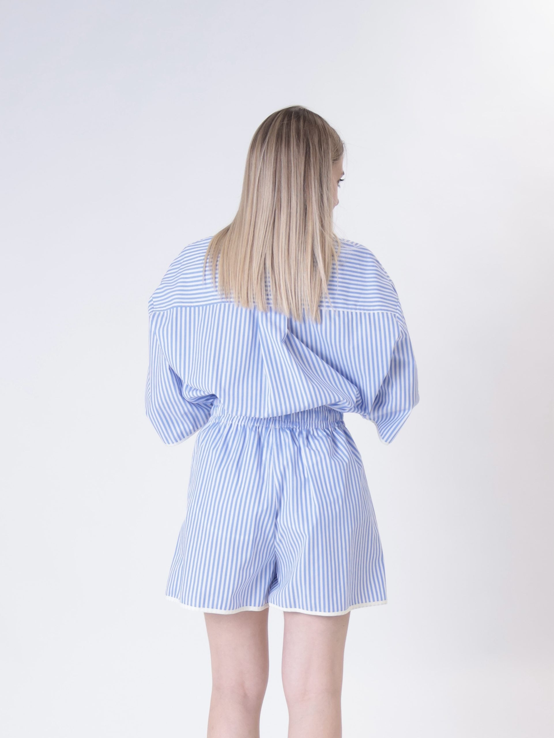 Camicia Rebi bianco/celeste