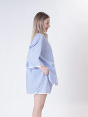 Camicia Rebi bianco/celeste
