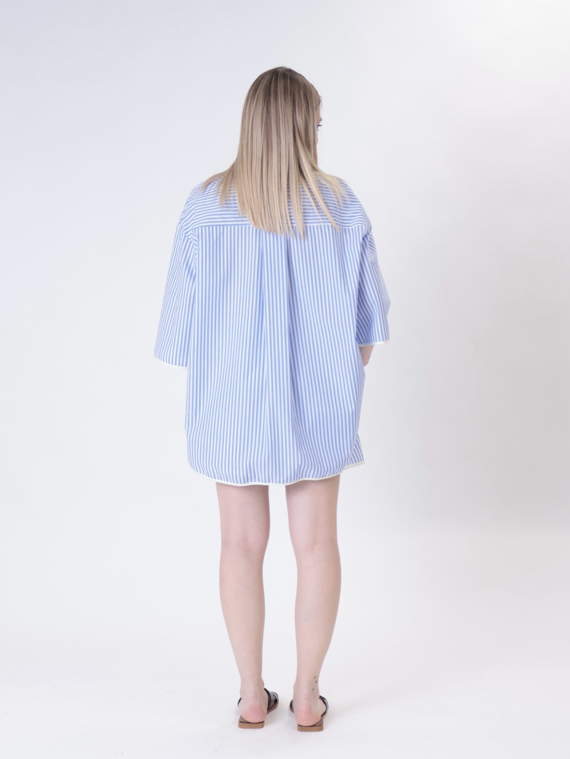 Rebi shorts white/light blue
