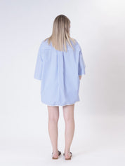 Camicia Rebi bianco/celeste