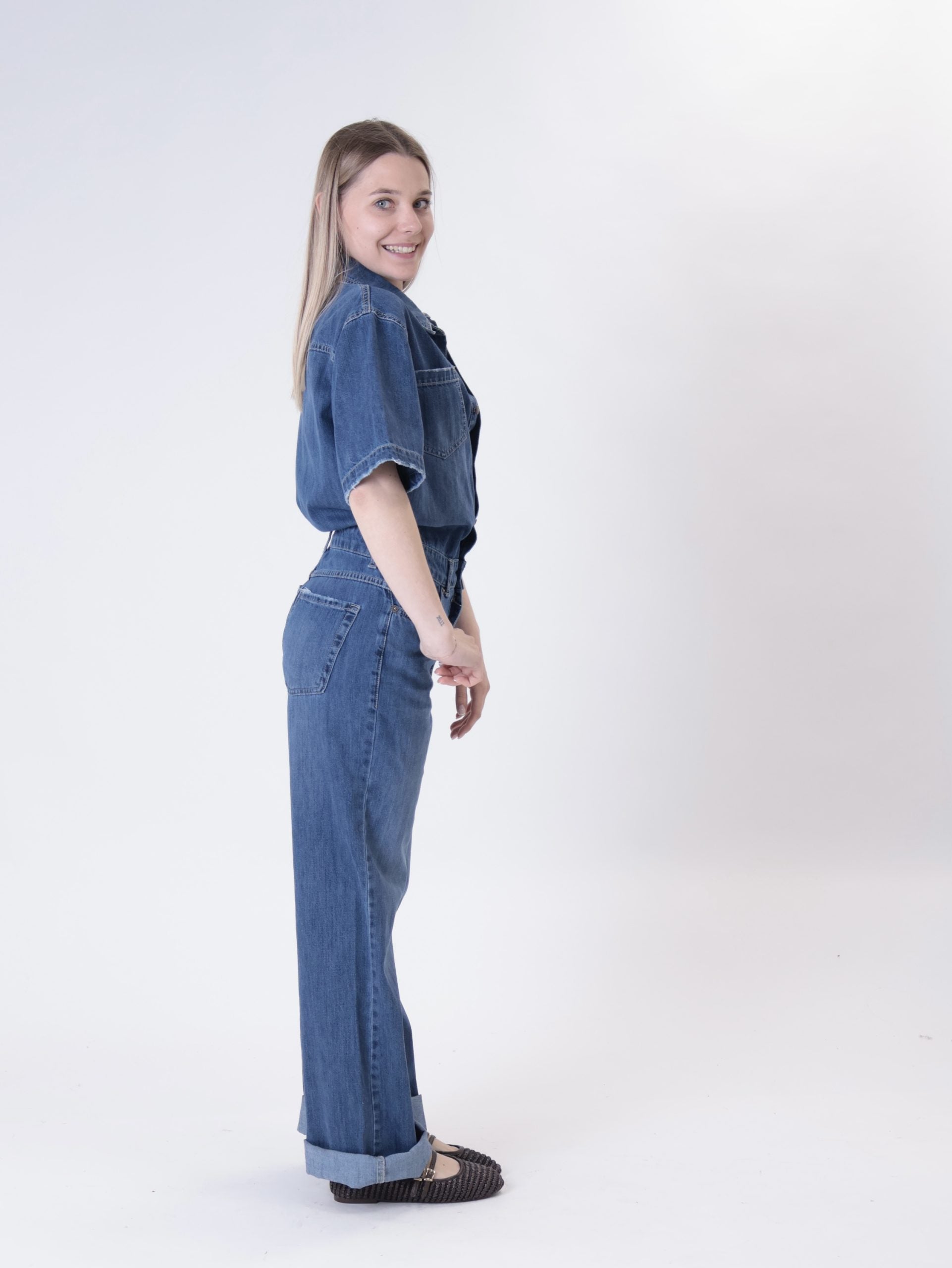 Salopette m/m denim blu