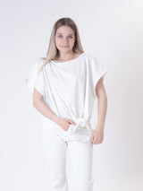 T-shirt nodo bianca