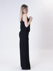 Black waistcoat + trousers set