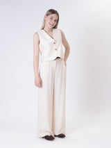Butter-colored trousers