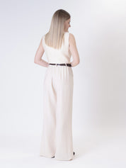 Butter-colored trousers