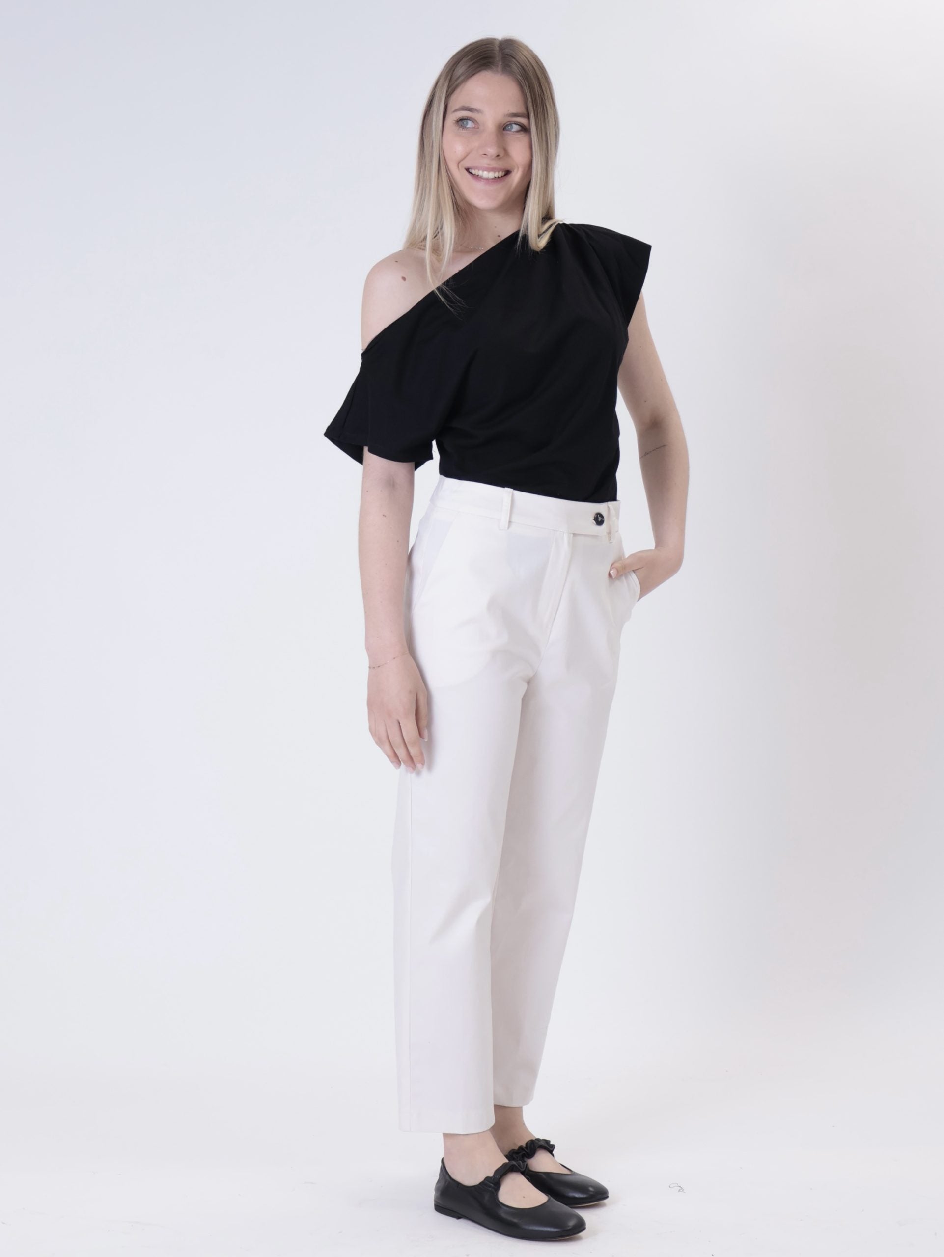 Pantalone lady sigaretta vaniglia