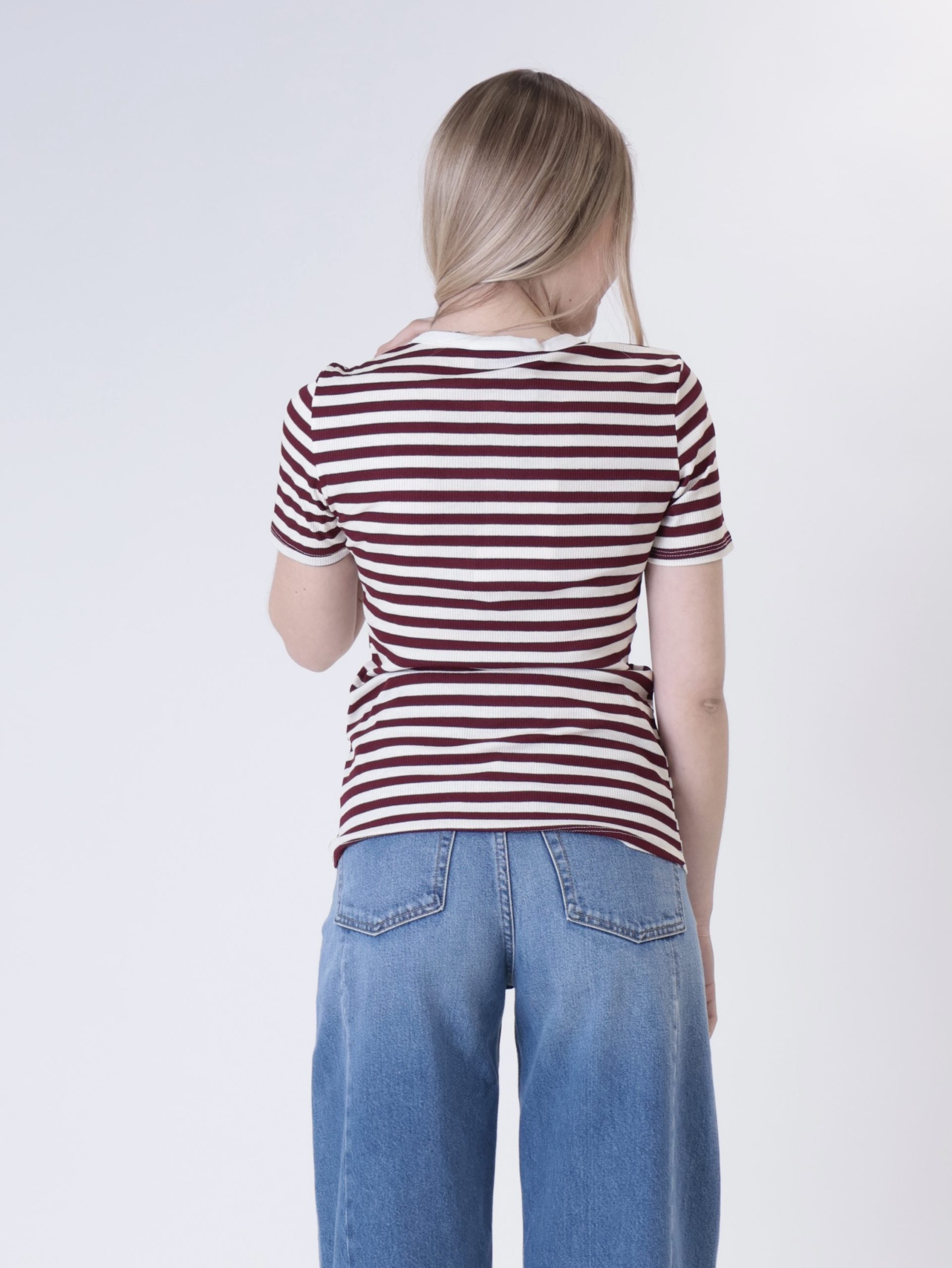 T-shirt bottoni riga (colori all'interno)