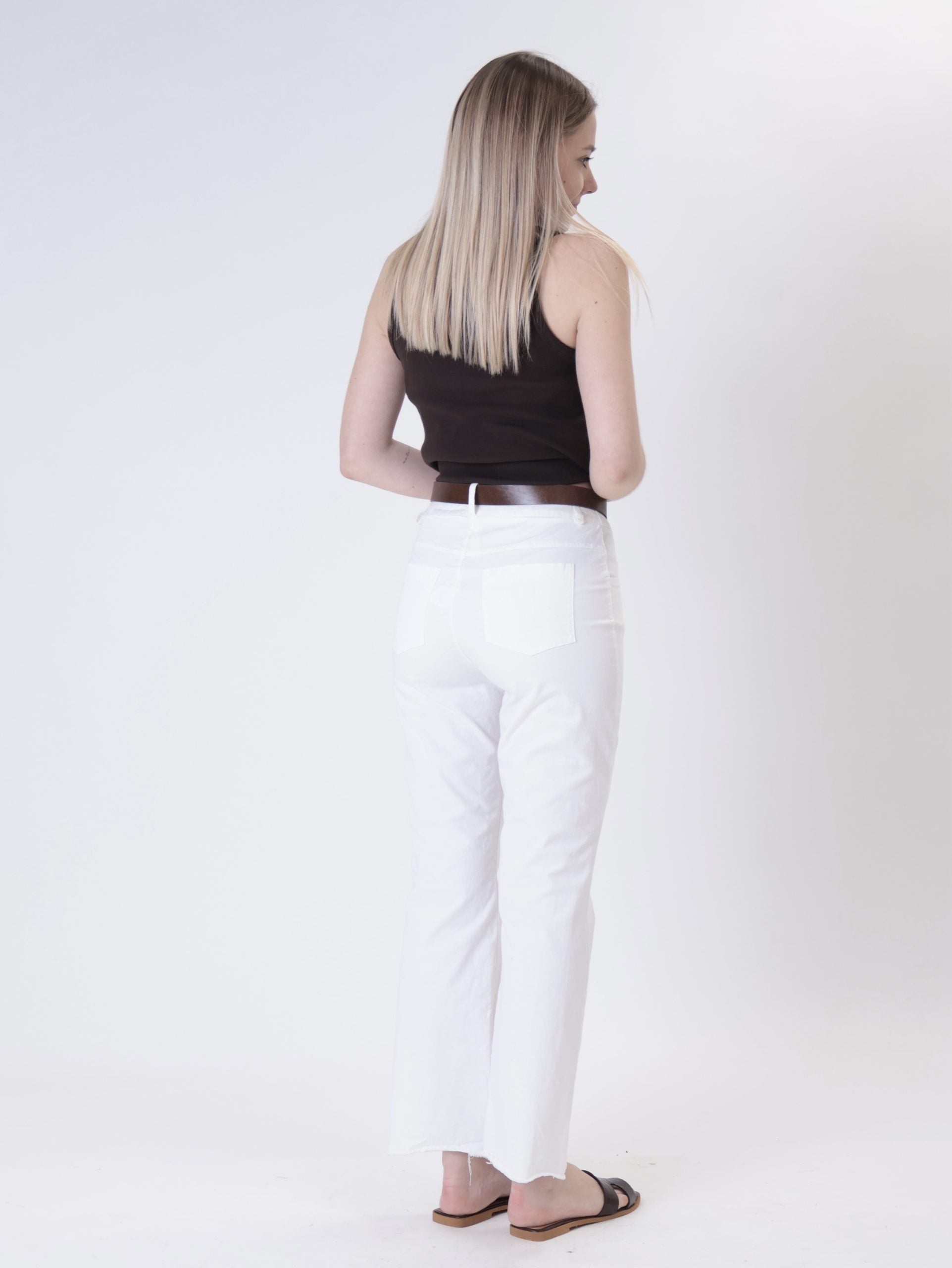 Pantalone trombetta latte