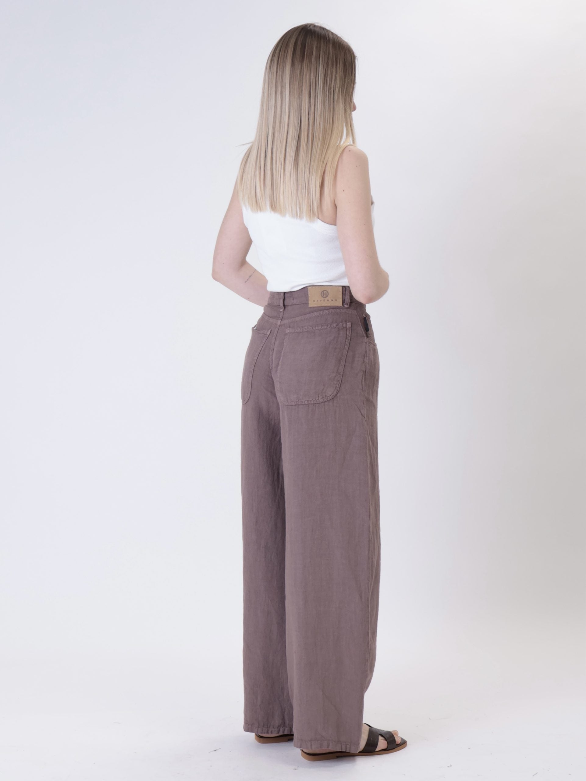 Beautiful pure linen chocolate trousers (XXS M PRE-ORDER 12/06)