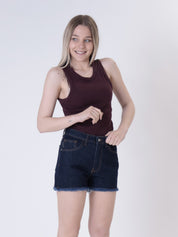 Isla denim shorts