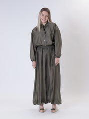 Shirt elasticated sleeve military Florence