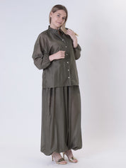 Shirt elasticated sleeve military Florence