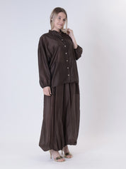 Camicia manica elastico firenze moro