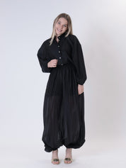 Black Florence jogger pants