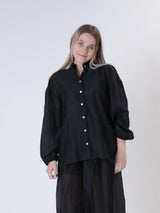 Camicia manica elastico firenze nero