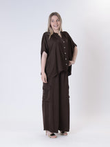 Blusa 100% viscosa moro