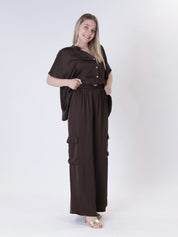 Blusa 100% viscosa moro
