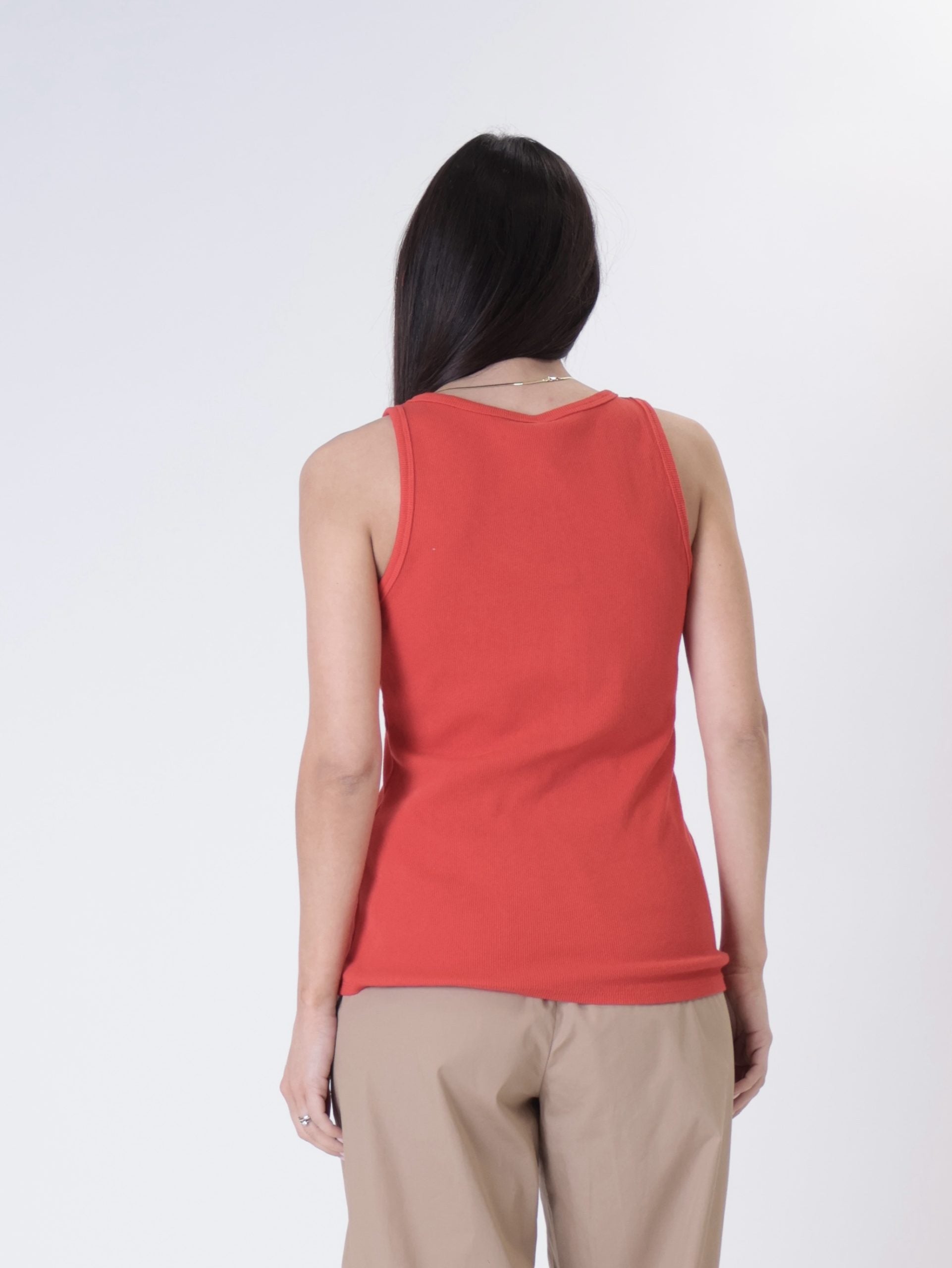 Ribbed henley tank top (colors inside)