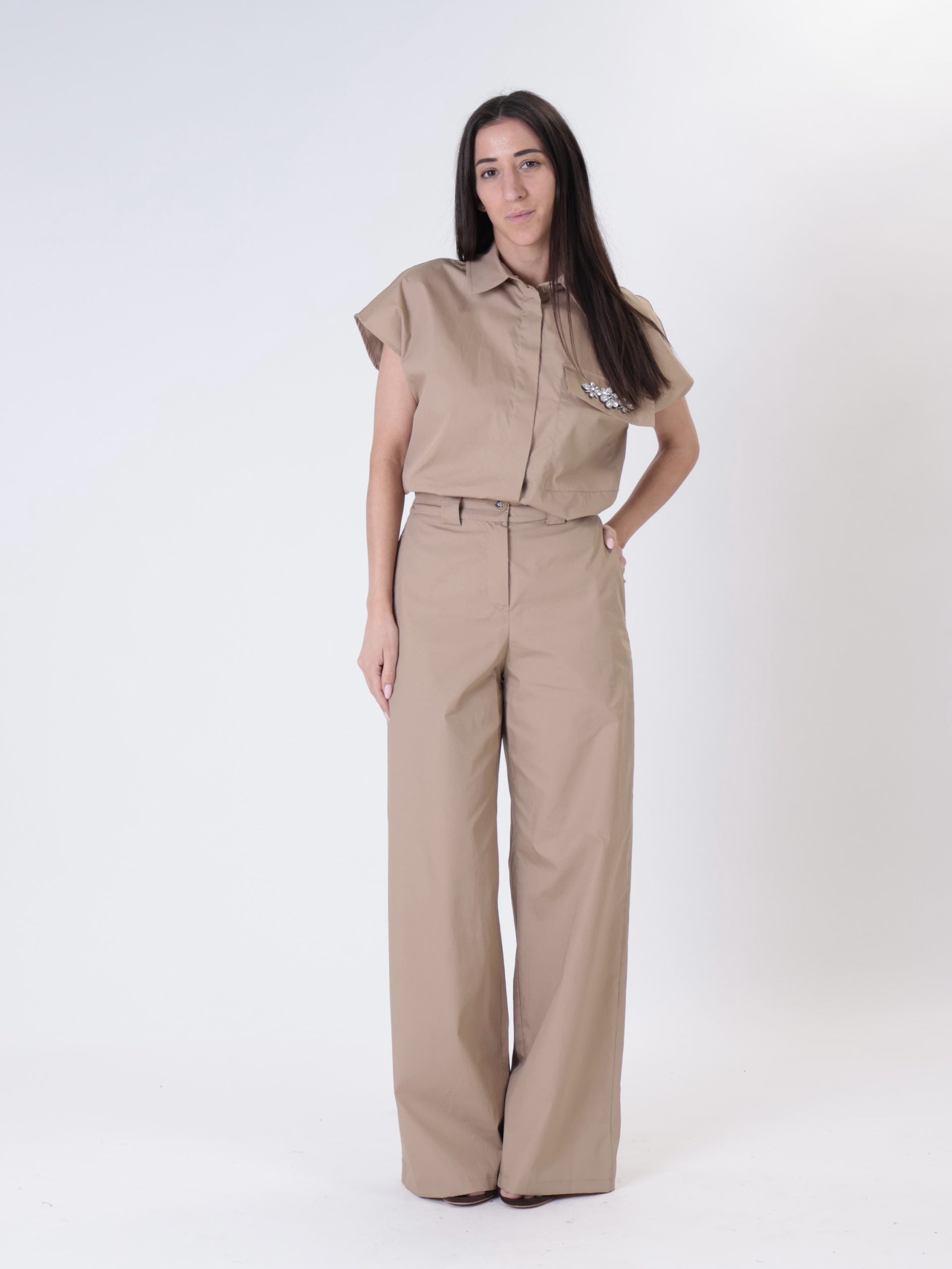 Nina camel shirt
