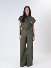 Pantalone nina militare