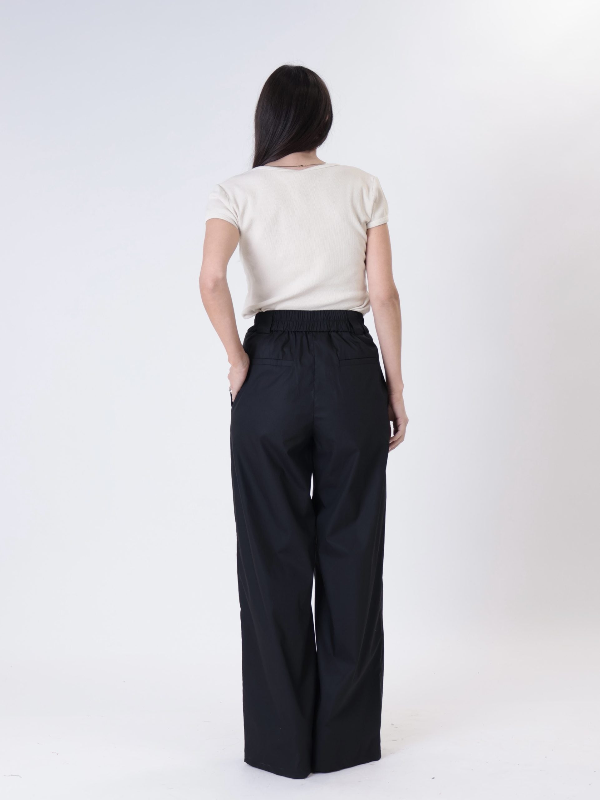 Pantalone nina nero